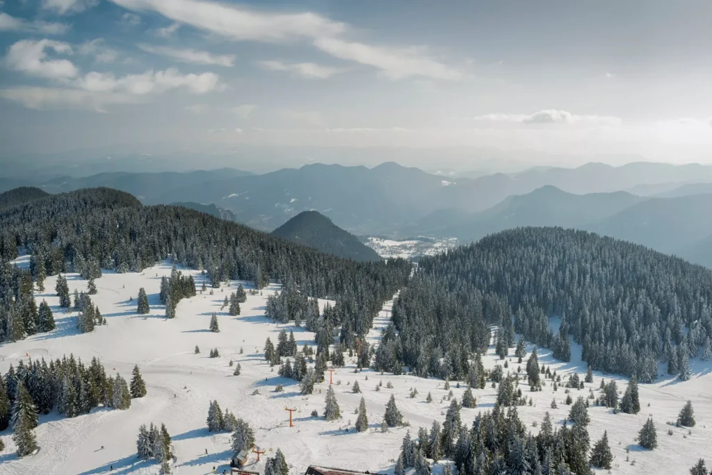 Vinterresortet Pamprorovo i Bulgarien